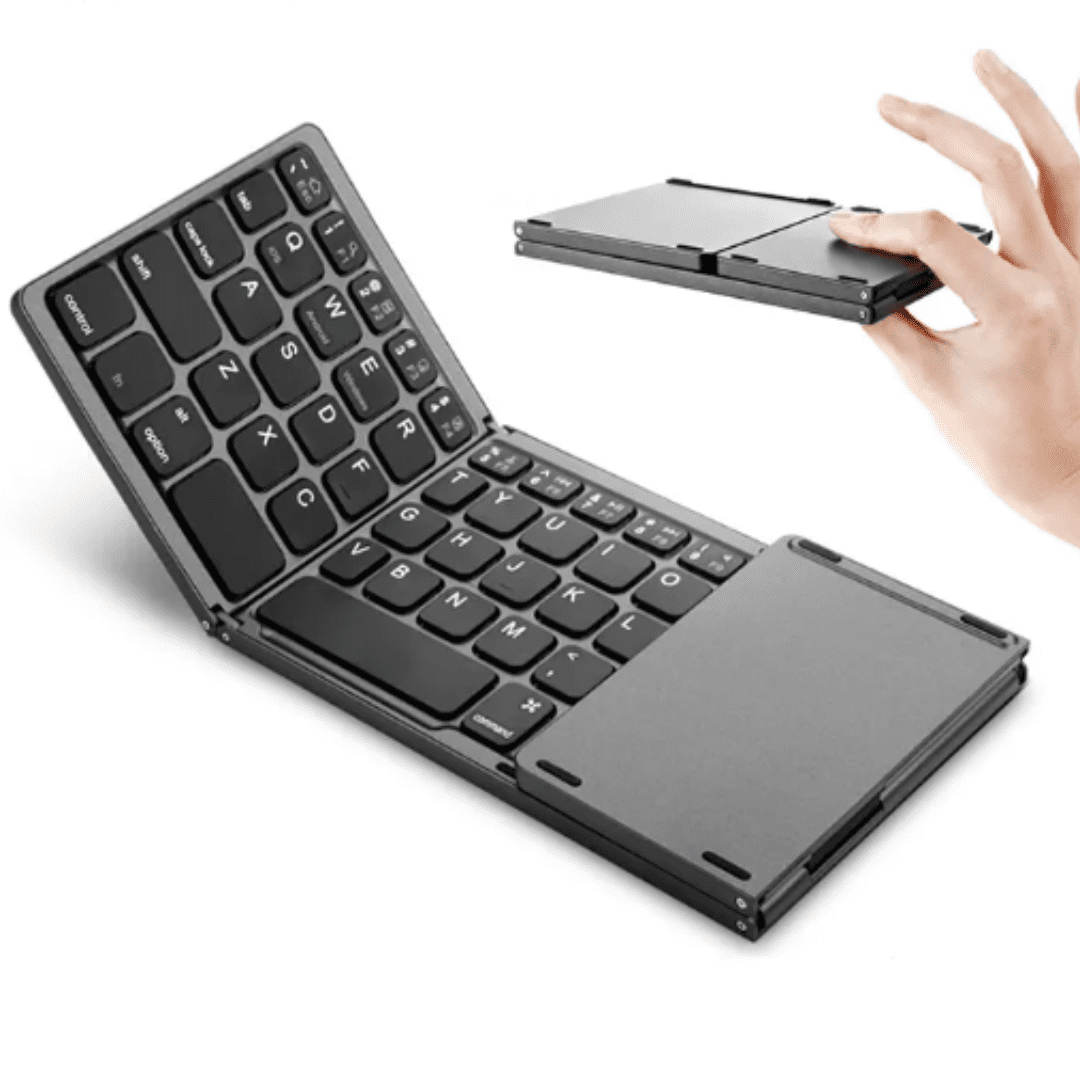 Teclado Inalambrico Plegable Con Touch P